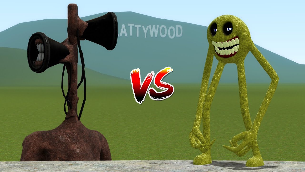 Новый Siren Head против нового стилизованного Nexbot от Innyume Smiley в Garry's Mod!