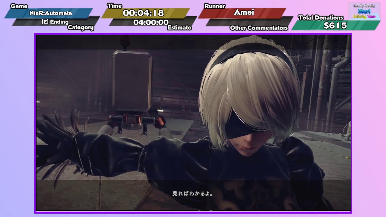 NieR:Automata E ending Really Really Start Believing Them