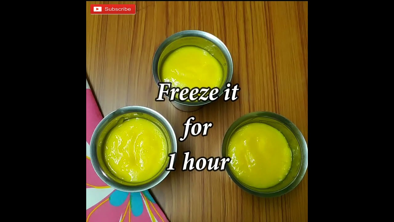 Instant Mango Icecream without Cream |Frozen Dessert Recipe |Mango Kulfi Recipe |#Shorts