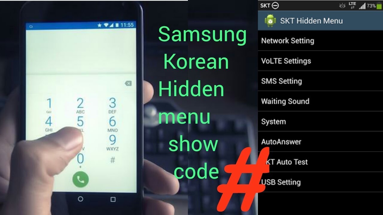 how to show hidden menu on samsung korean | Samsung korean mobile network Setting Code