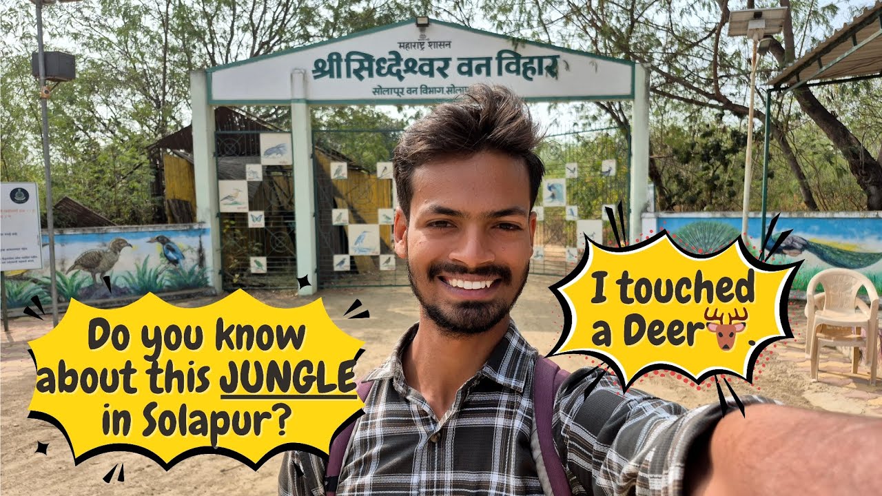 Exploring the Hidden JUNGLE of Solapur 🌳 | Shri Siddheshwar Van Vihar