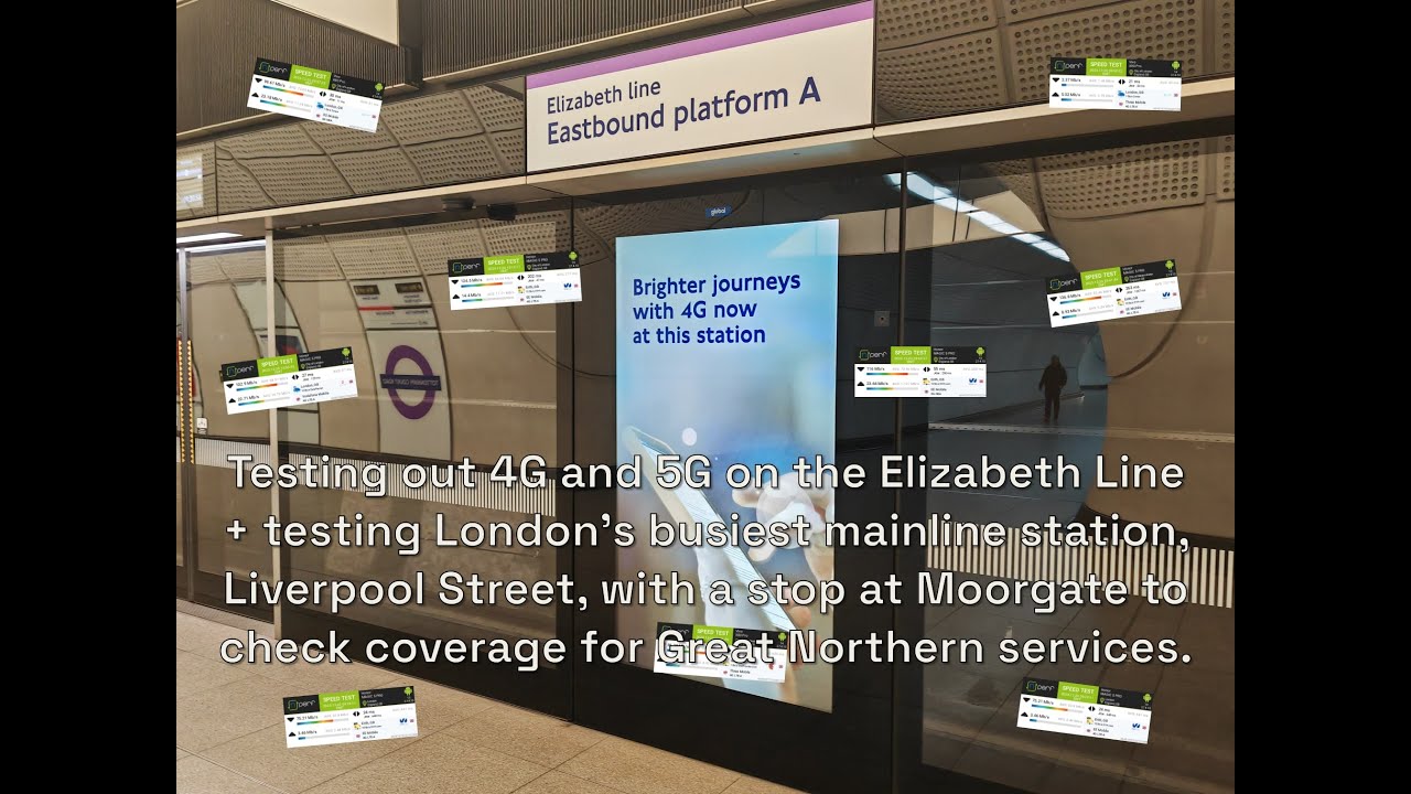 4G and 5G has come to the Elizabeth Line! (Plus testing London's busiest mainline station & more).