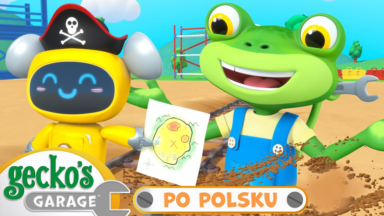 Zagadkowy skarb na budowie 🏗️💎| Warsztat Gekona 90 Minut | Bajka dla dzieci po polsku