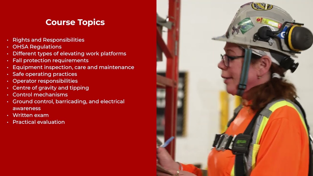 Mobile Elevated Work Platform Training