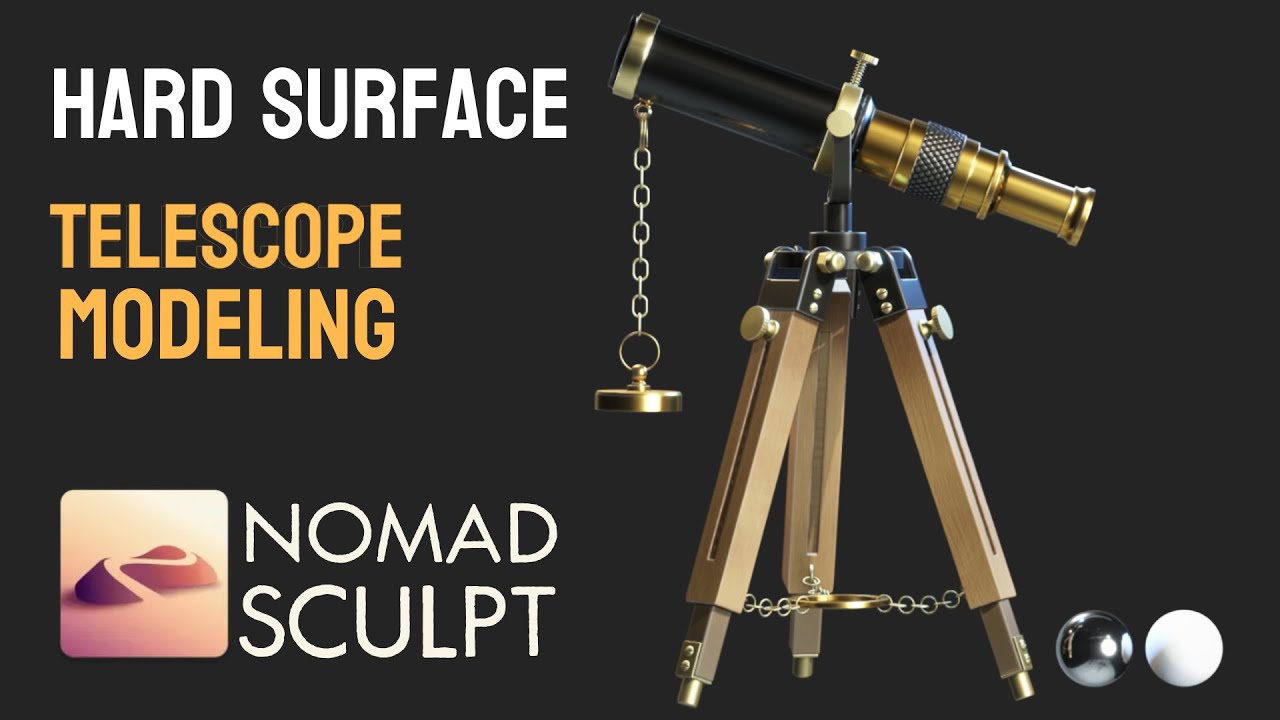 Nomad Sculpt Tutorial : Hard Surface Modeling - Full Process