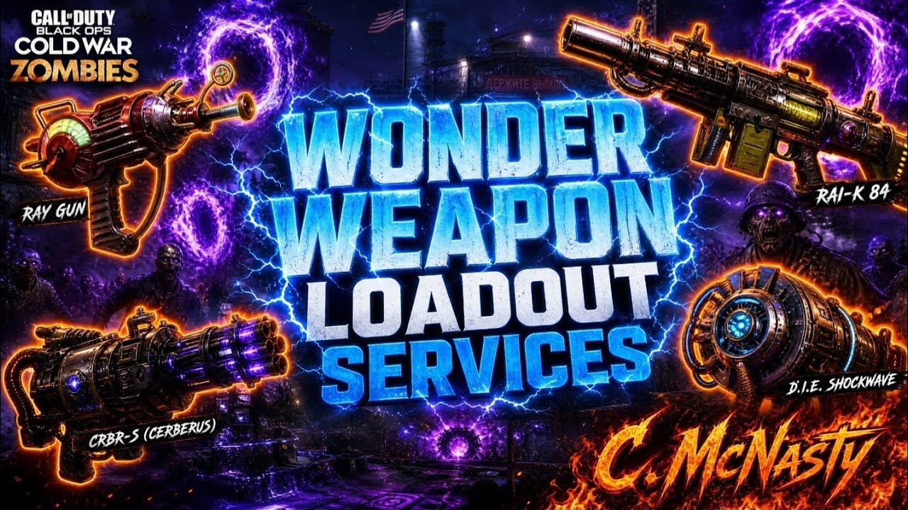 WONDER WEAPONS Loadout Services COD Cold War Zombies Glitches