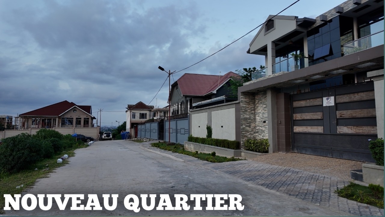 KINSHASA : Un nouveau quartier respectant l'urbanisation transforme le visage de la ville