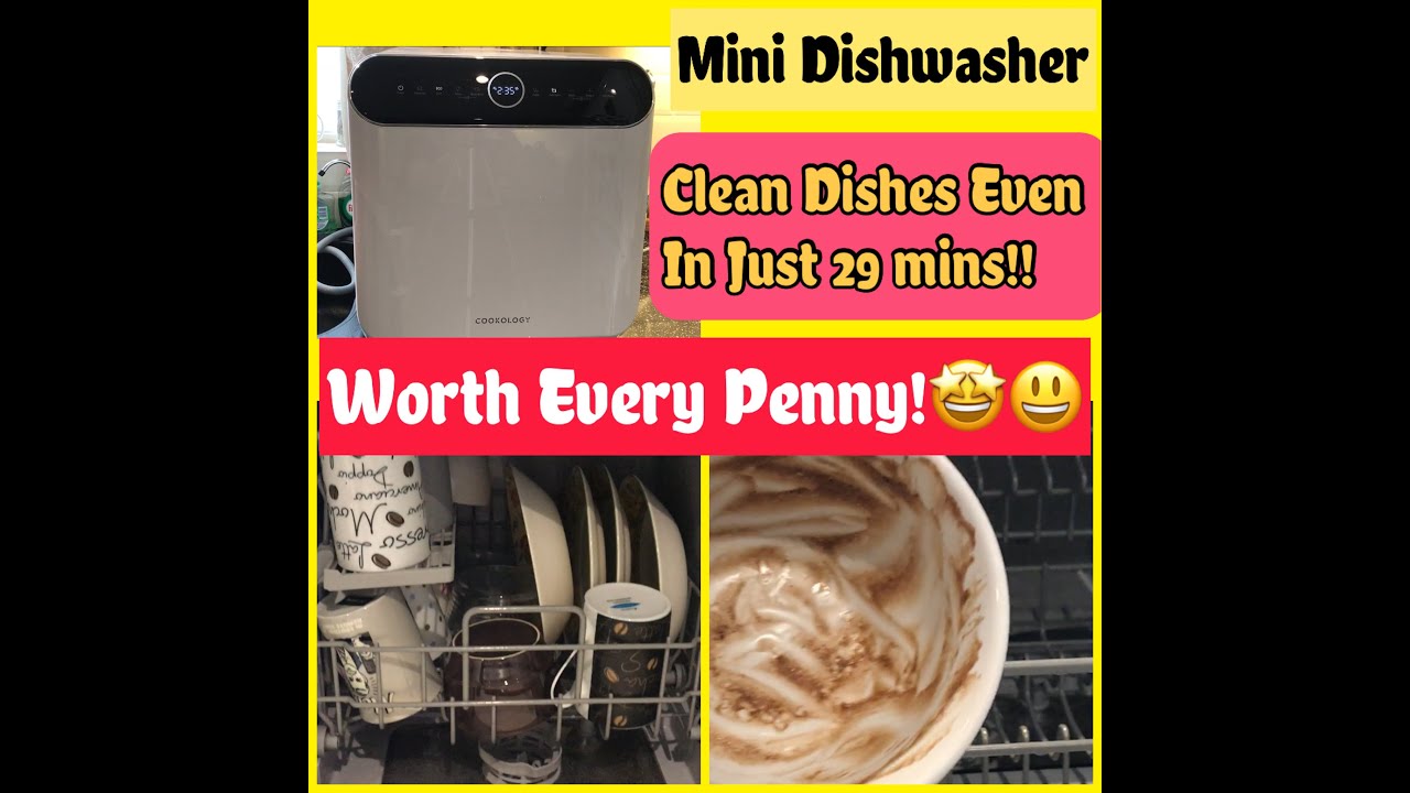 Unboxing COOKOLOGY CMDW3WH Mini Dishwasher/ PLUS Review