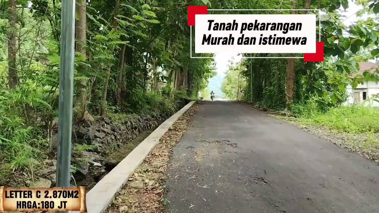 Tanah pekarangan nempel aspal kabupaten dijual murah sekali