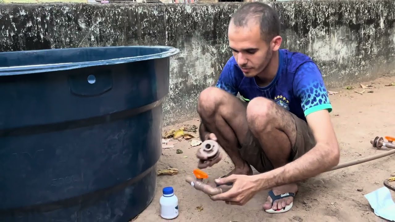 FIZEMOS NOSSO CRIATÓRIO DE PEIXE DO ZERO 