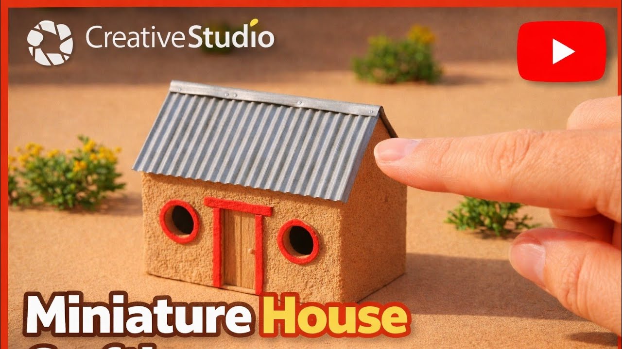 DIY  Mini Realistic broken  House after Model house Making