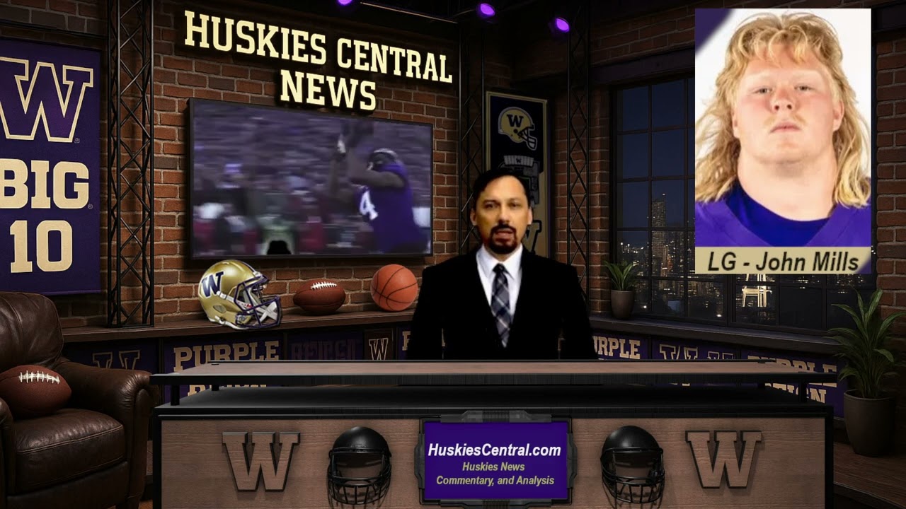 Washington Huskies Freshman John Mills Named Starting Left Guard | Huskies Central News