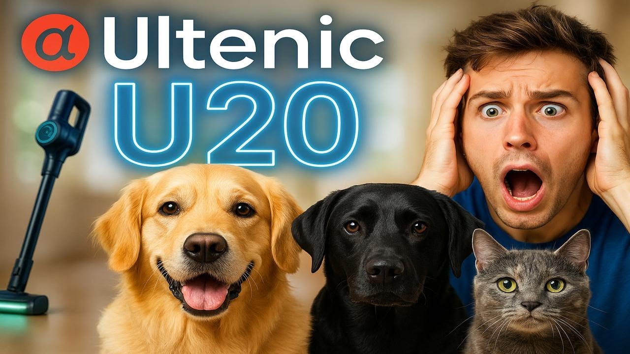 😱 Balais Aspirateur Mon chien, mon chat et même le voisin choqués par l’Ultenic U20 ! 🐶🐱