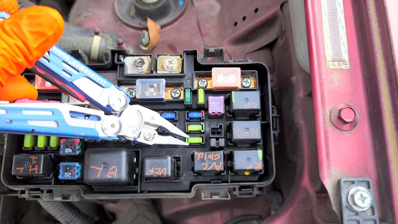 2006 Honda CRV Radiator Cooling Fan Fuses & Relays