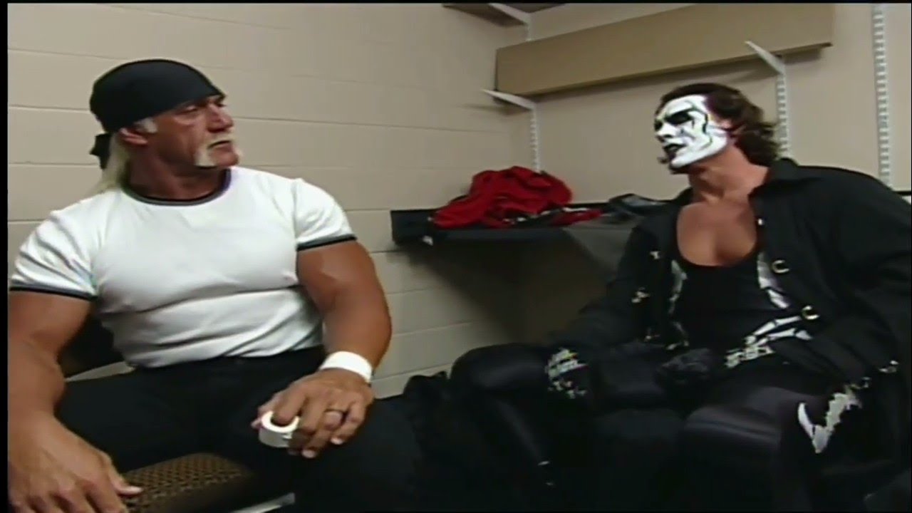 WCW Monday Nitro Sting & Hulk Hogan Backstage