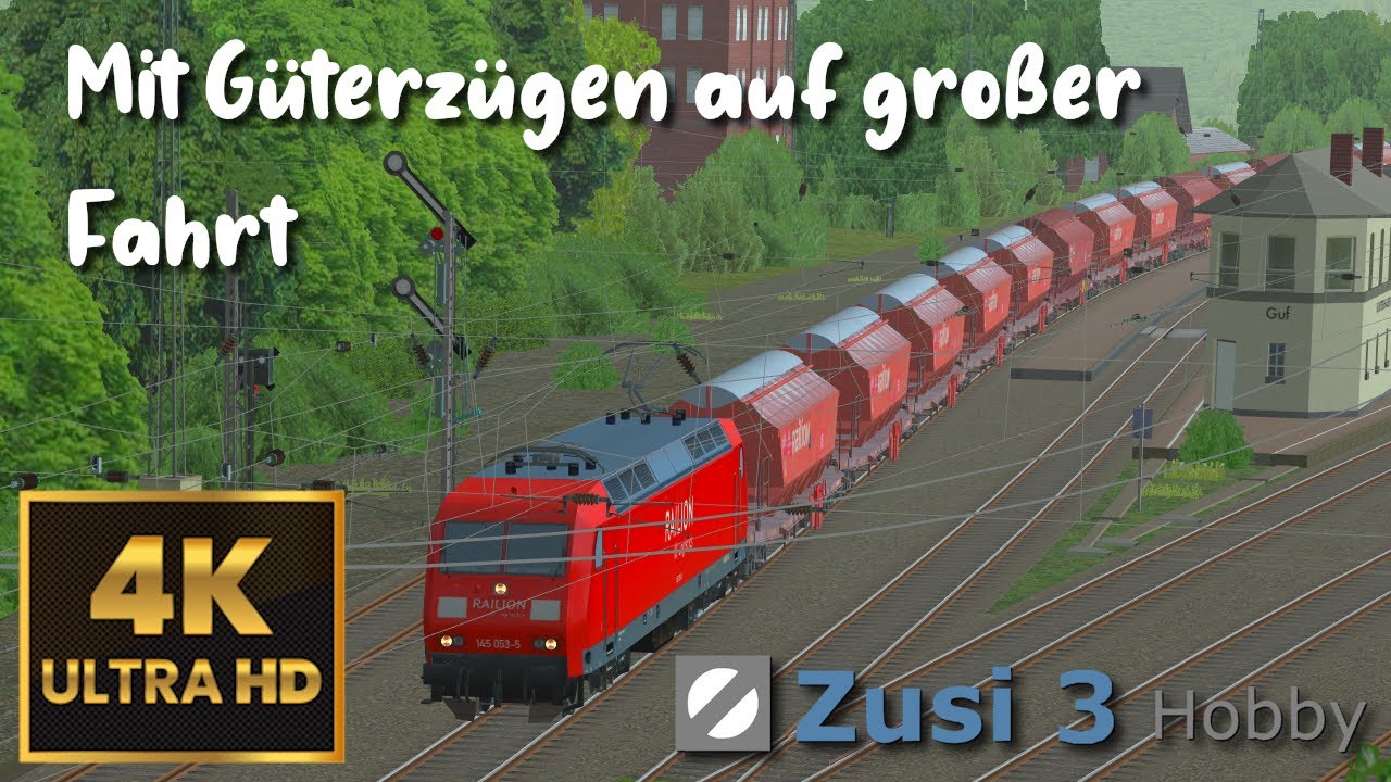 Zusi 3 | Mit Güterzügen auf großer Tour  | 4K60