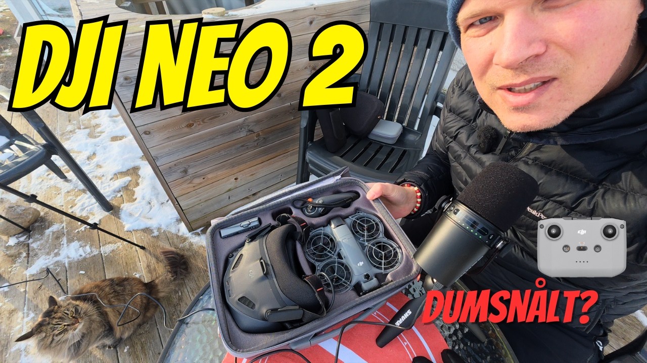 DJI Neo 2 & RC-N3 Spara 3000kr + GRATIS väska från Temu!