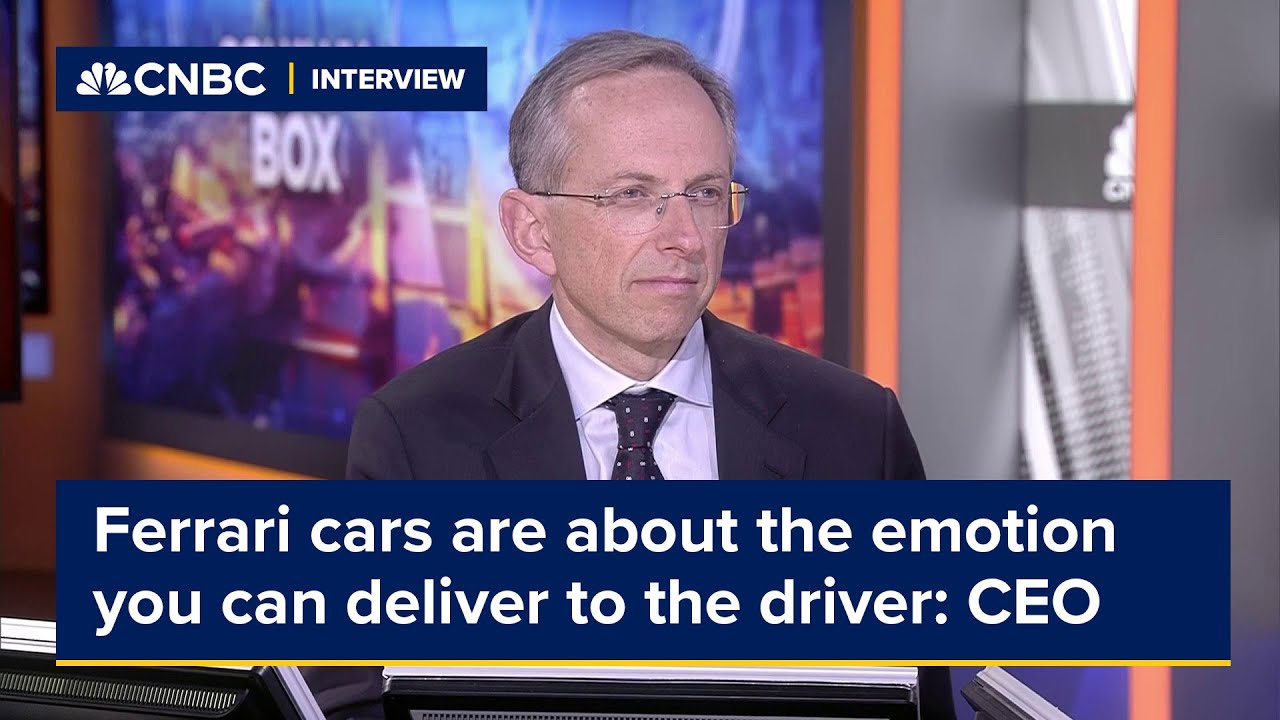 Ferrari cars are about the emotion you can deliver to the driver, says CEO