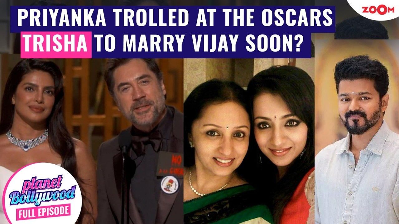 Priyanka Chopra trolled at the Oscars 2026 |Trisha's mom HINTS at the actress wedding with Vijay?