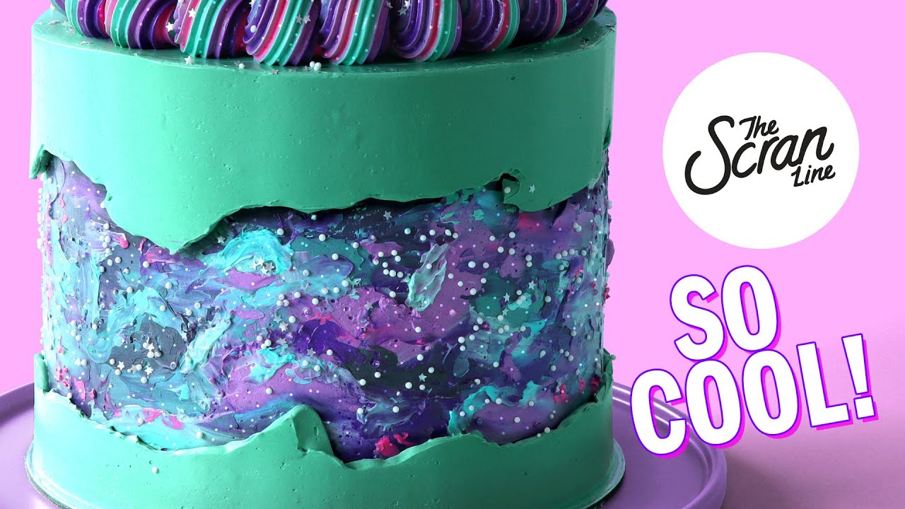 Galaxy Fault Line Cake! - The Scran Line