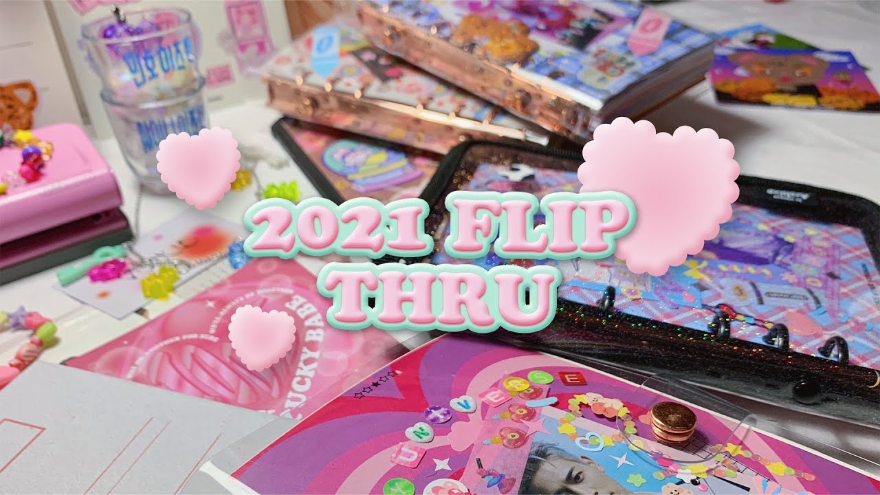 🛼 2021 FLIP THROUGH | 6 ring binder kpop + deco bullet journals