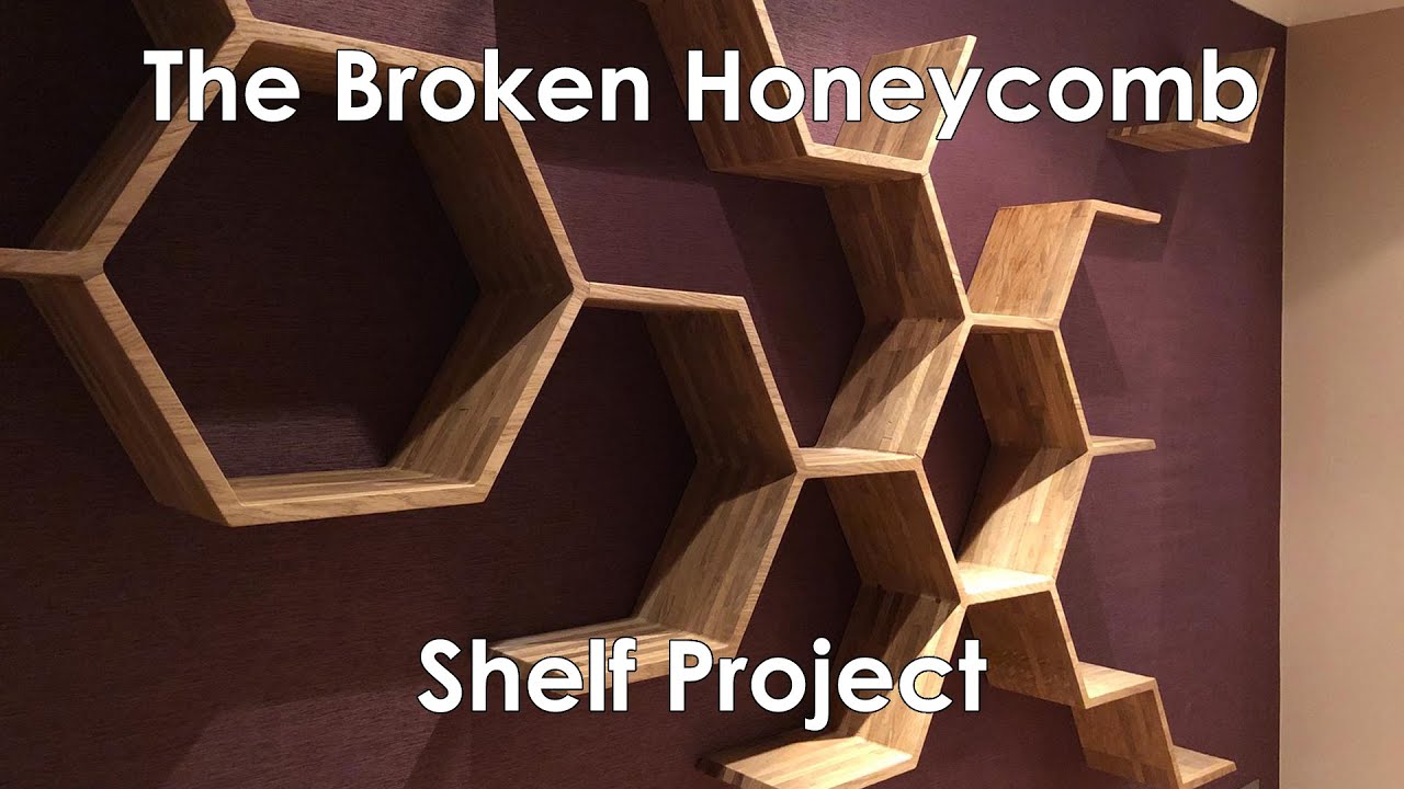 The Broken Hexagon Shelf Project | A Custom Hexagon Shelf Build by BespOak Interiors