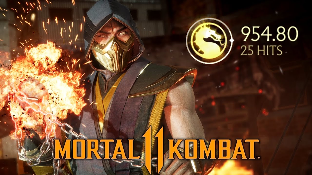 Scorpion Combos - Mortal Kombat 11 (All Variations)