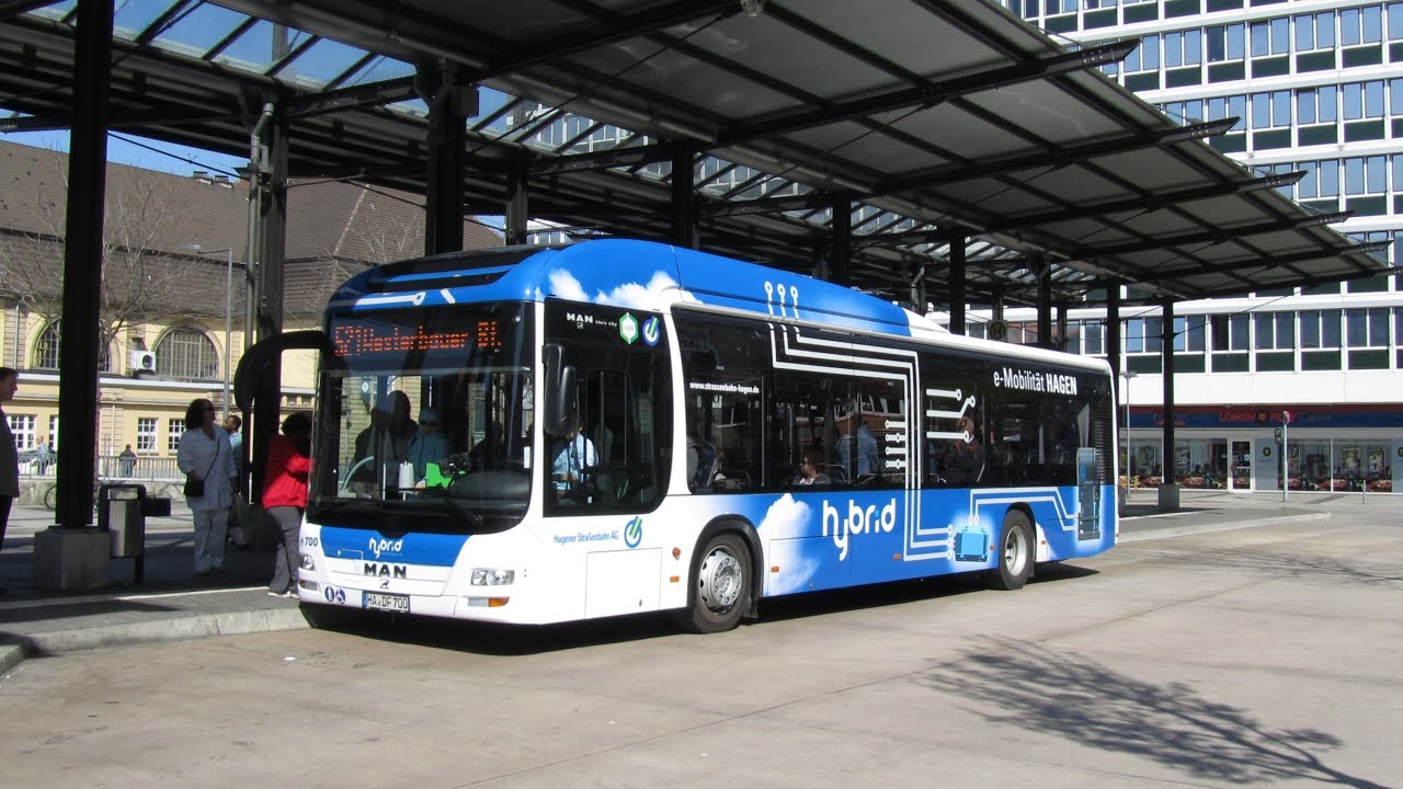 [Sound] Bus MAN NL 253 Hybrid | #700 | Hagener Straßenbahn AG