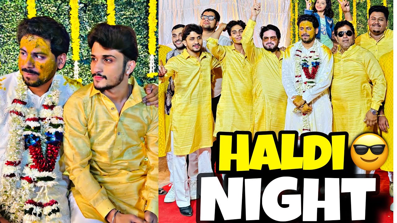 Memorable Haldi & Mehndi Night😍 full villa tour boys going in swimming pool in 18 degrees 🤯😱