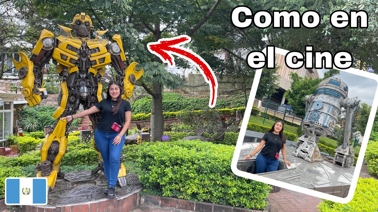 Así es el PARQUE DE ROBOTS en Zona Portales en CIUDAD de GUATEMALA, Zona 17 🇬🇹 VIDEO 4K | Celinaz