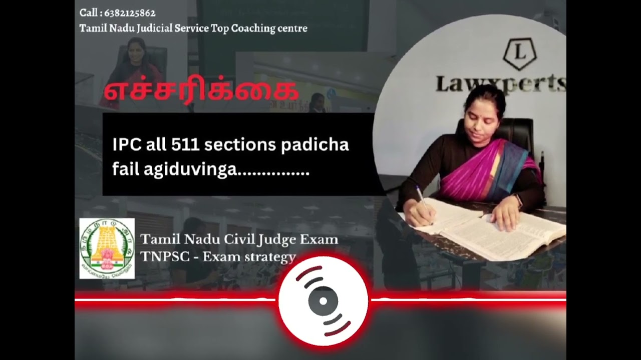 IPC Important Area - Tamil Nadu Civil Judge Exam