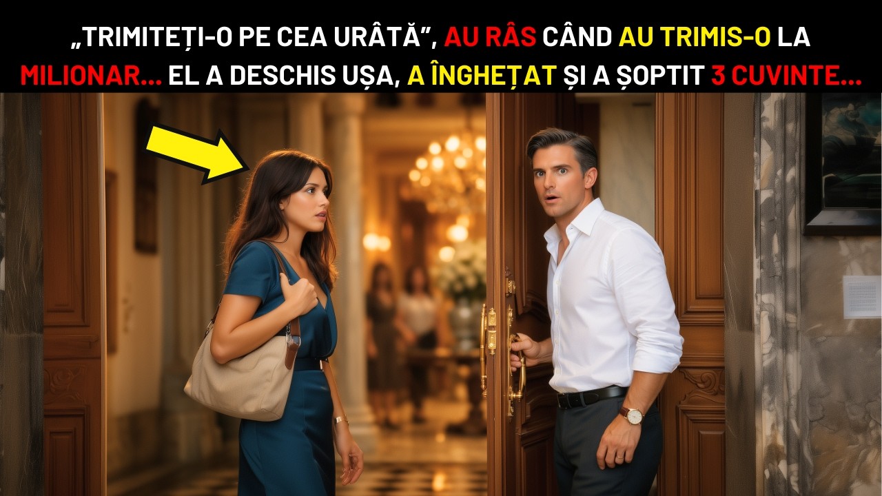 „TRIMITEȚI-O PE CEA URÂTĂ”,AU RÂS CÂND AU TRIMIS-O LA MILIONAR...EL A ÎNGHEȚAT ȘI A ȘOPTIT 3 CUVINTE