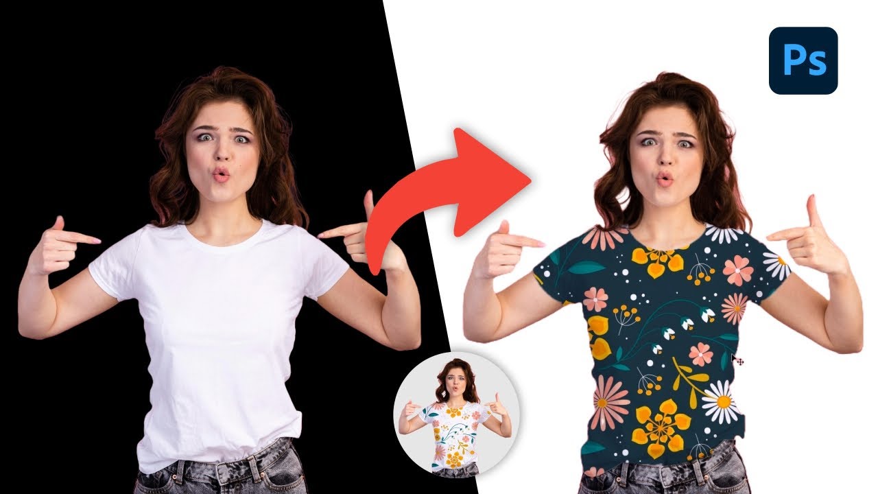 MASKING | How to change T shirt | Masking Tutorial in Photoshop