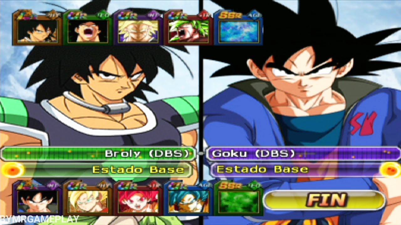 Dragon Ball Z: Budokai Tenkaichi 4 Broly Forms vs Goku Forms