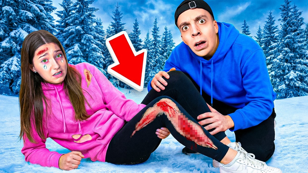 MEINE FREUNDIN hatte einen UNFALL im SCHNEESTURM! 😭🚨