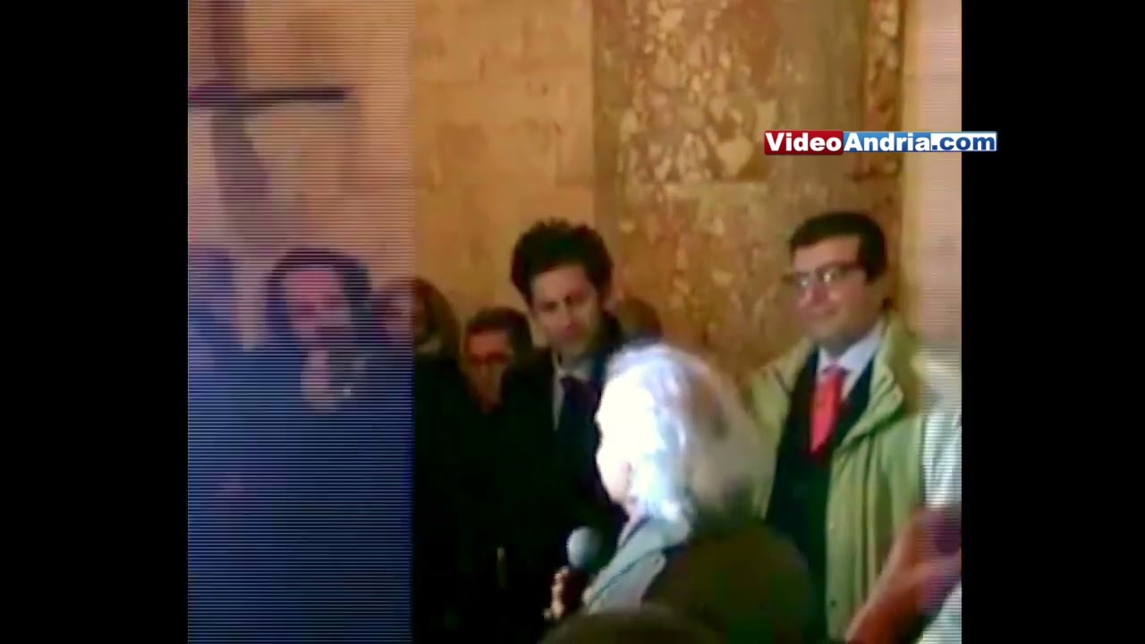 Il prof. Zichichi visita Castel del Monte (Andria) per la mostra su  Fibonacci e il numero aureo