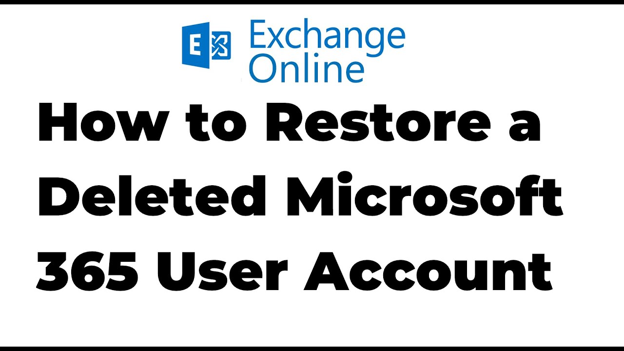 36. Как восстановить удалённого пользователя Microsoft 365 | Почтовые ящики пользователей
