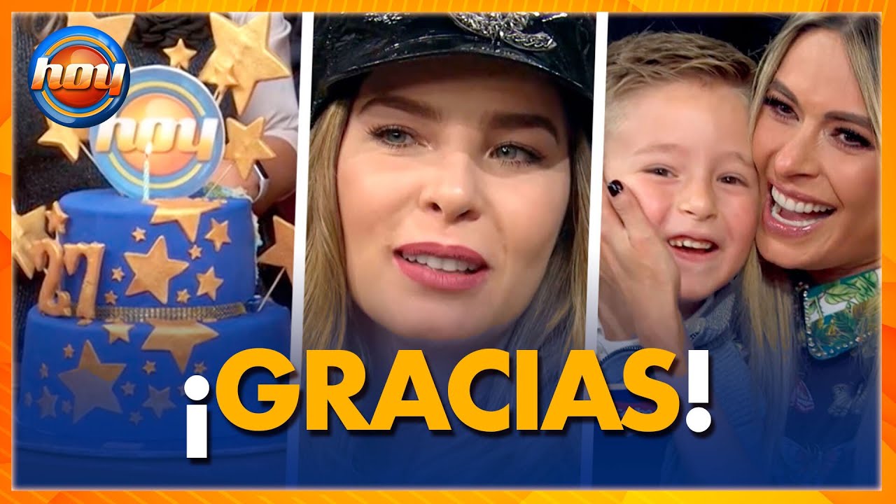 Un viaje en el tiempo, música y mucho pastel para celebrar los 27 años de Hoy | Programa Hoy