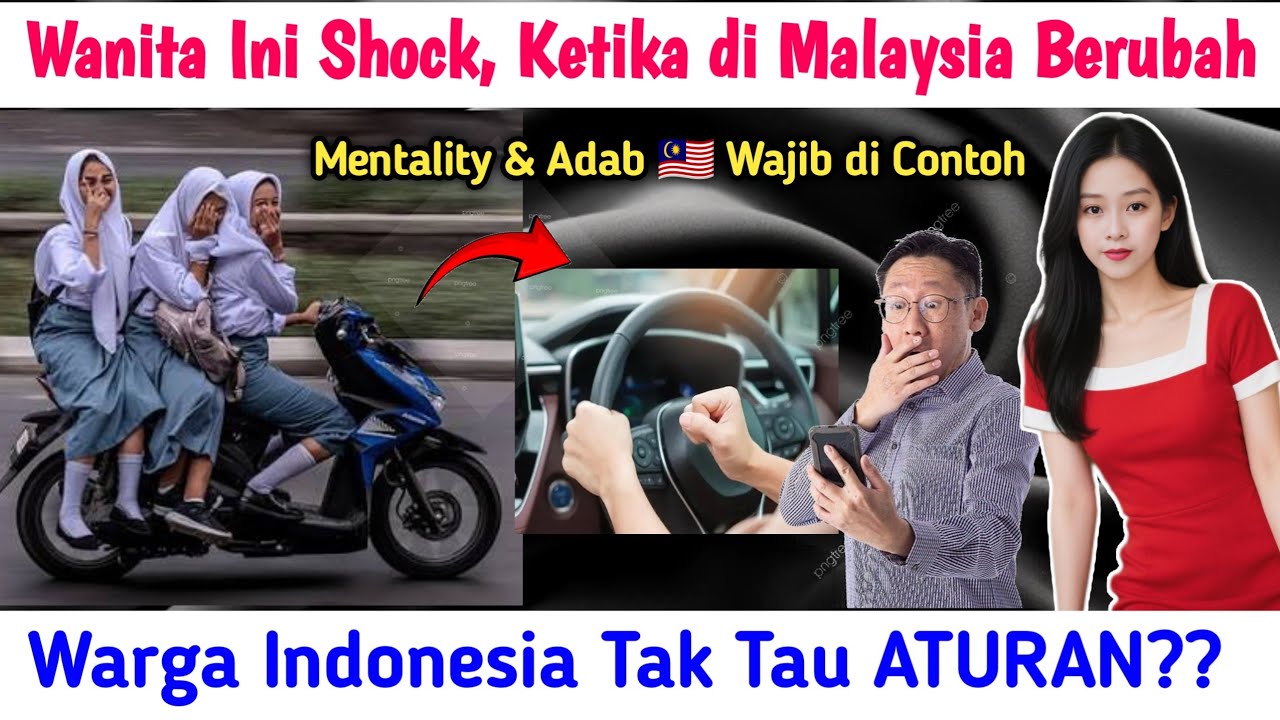 MALAYSIA MERUBAH ADAB SESEORANG, DULU TAK SAMA DI INDONESIA. Cobalah kita contoh🇲🇾
