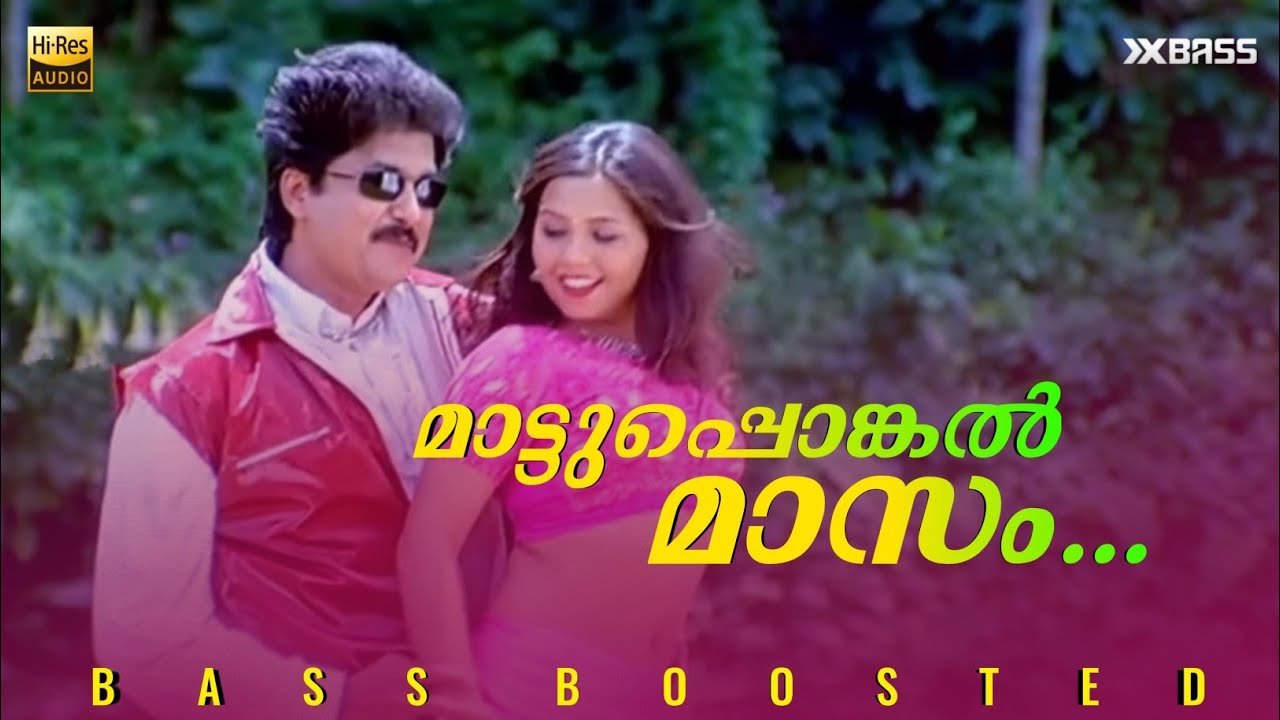 Maattupongal Maasam | BASS BOOSTED AUDIO | Phantom | S P Balasubramanyam | K S Chithra | Mammootty