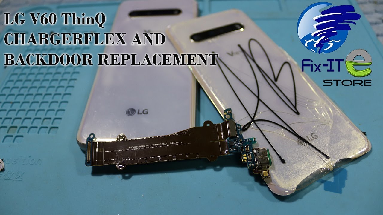 LG V60 Charging flex and Backdoor replacement LM-V600 