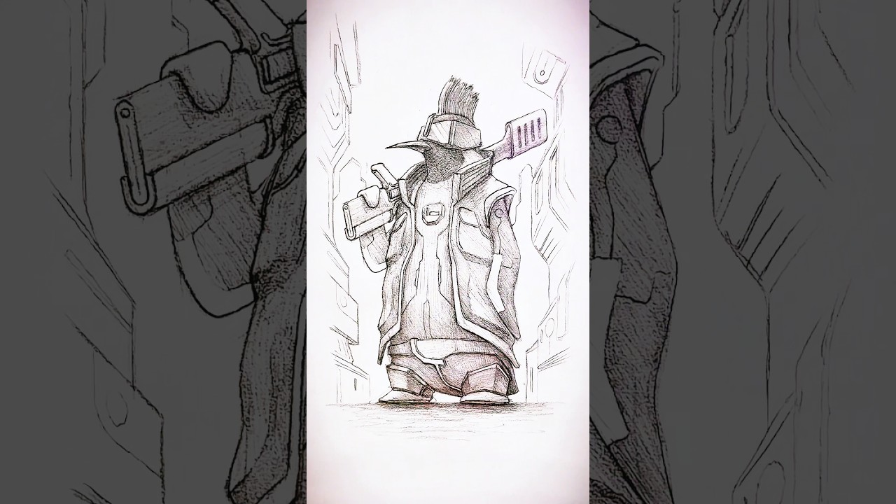 How To Draw A Penguin 🐧 #art #drawing #funny