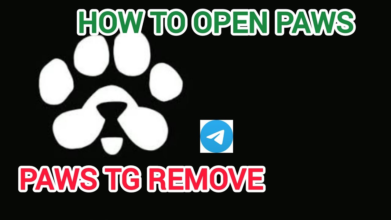 Paws Update | Paws Telegram bot remove | How to open paws