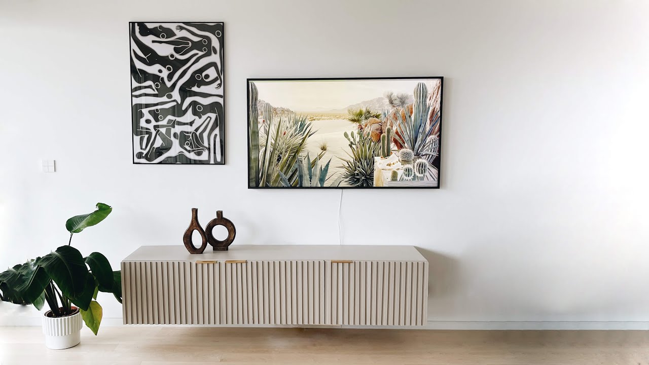 IKEA BESTA HACK - TV M&ouml;bel f&uuml;rs Wohnzimmer MakeOver