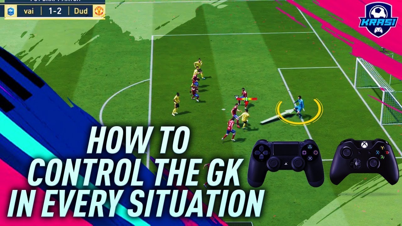 FIFA 19 HOW TO MOVE & CONTROL THE GOALKEEPER AT FREE KICKS, CROSSES, CORNER KICKS, 1 VS 1 - TUTORIAL