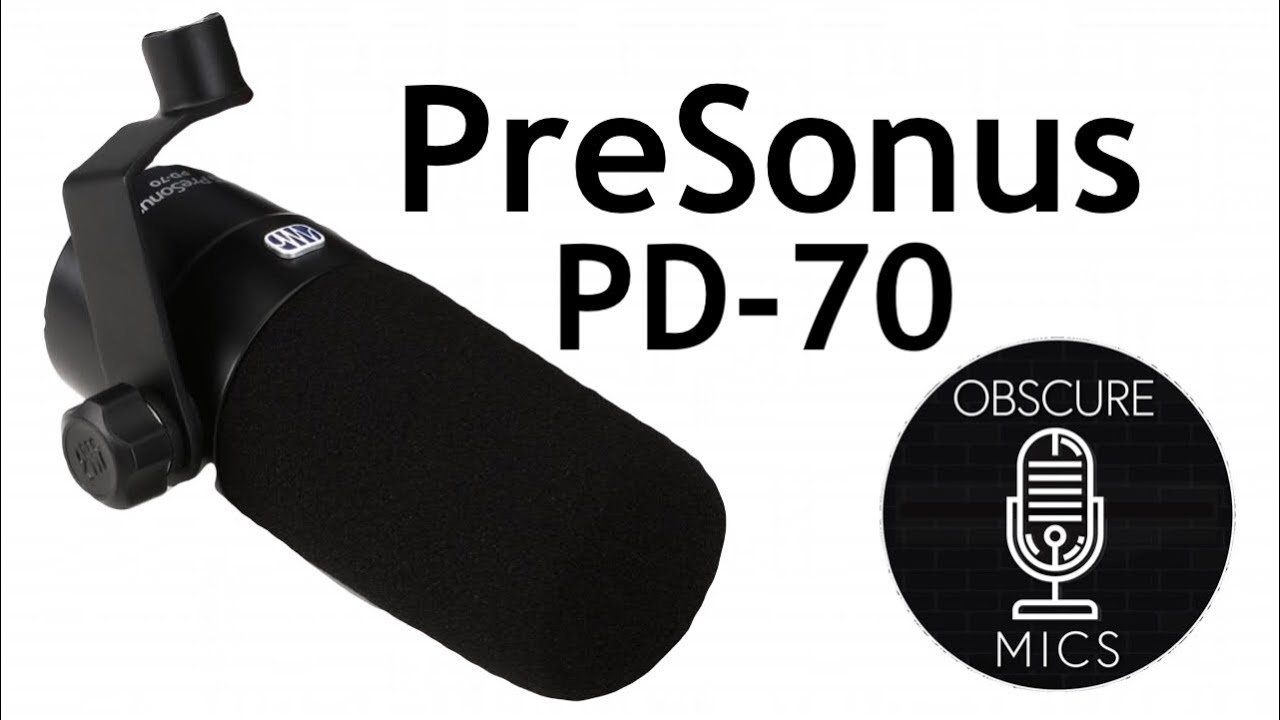 PreSonus PD-70 | Broadcast Dynamic Microphone | Test / Review | VS. Beyerdynamic M99 & Zoom ZDM-1