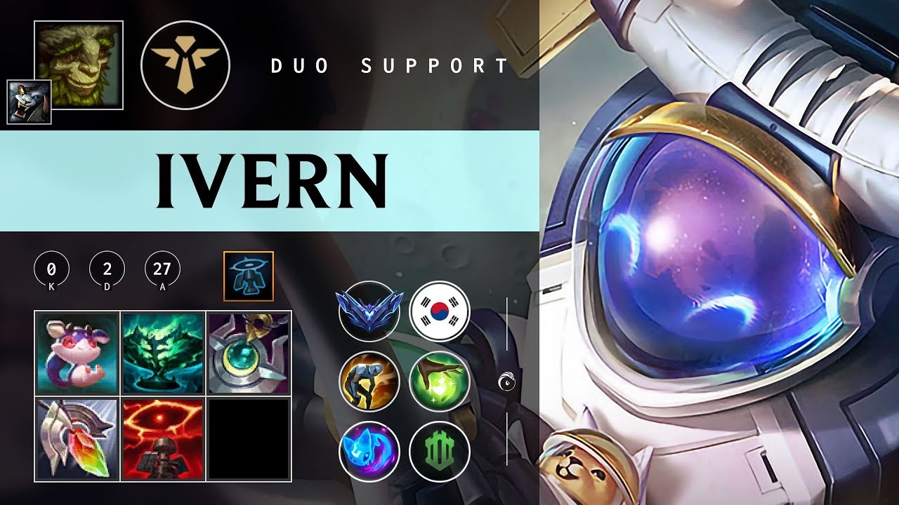 Ivern Support vs Nautilus - KR Diamond Patch 26.01