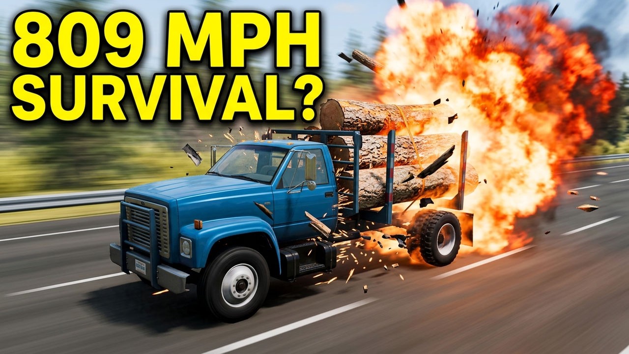 From 0 to 809 MPH in Seconds - Can Any Car Survive? | BeamNG | Instant Speed #14