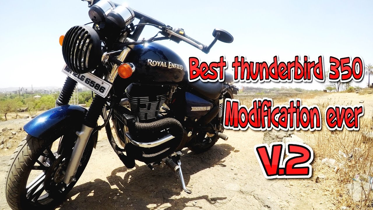 Best Modification of Royal Enfield Thunderbird 350 ll low budget ll V.2