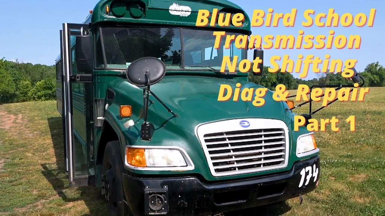 Allison Transmission Stuck in Second Gear On a School Bus - Engine Power Loss Diag & Repair Part 1